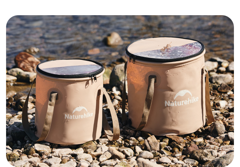 Naturehike skladacia nádoba na skladovanie/umývanie 10l 260g - krémová